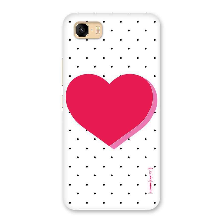 Pink Polka Heart Back Case for Zenfone 3s Max