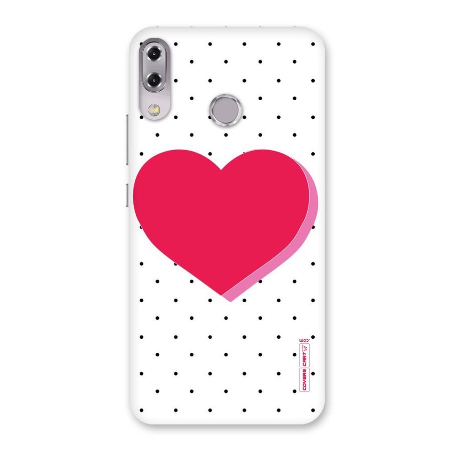 Pink Polka Heart Back Case for Zenfone 5Z