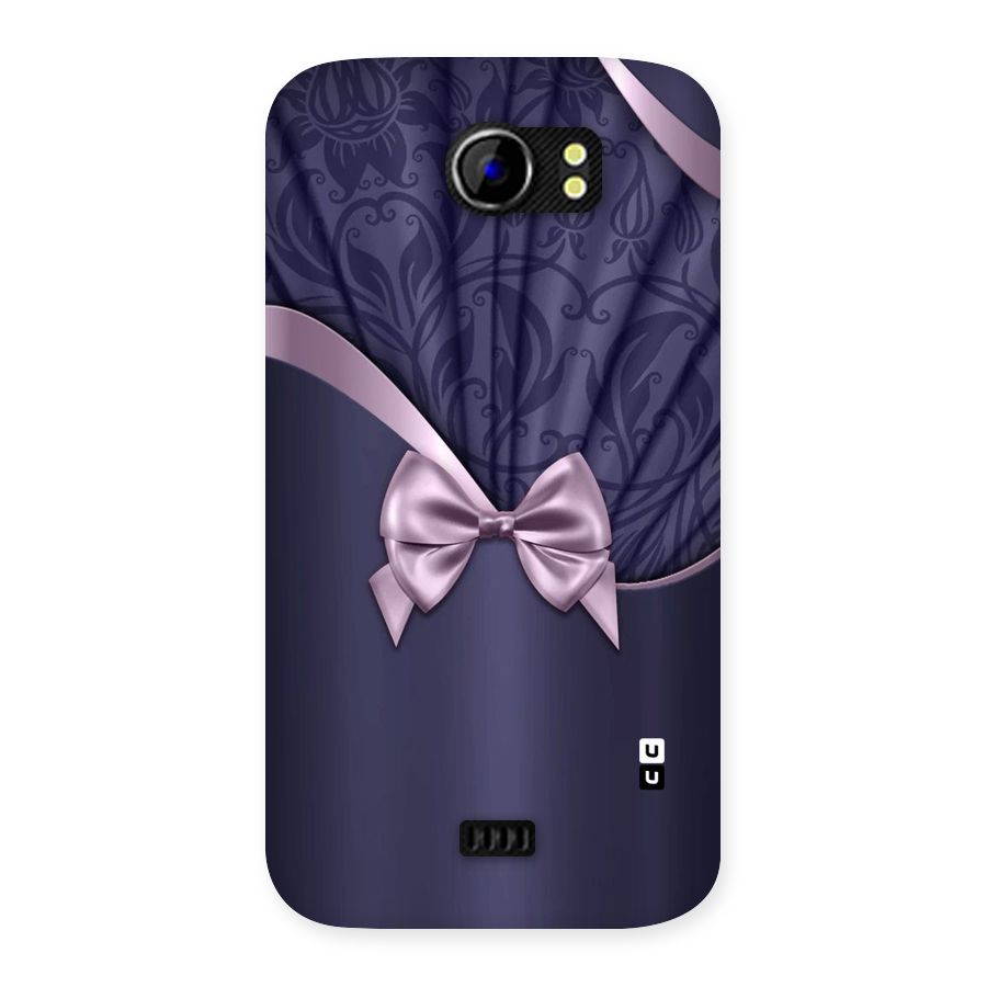 Pink Ribbon Back Case for Micromax Canvas 2 A110