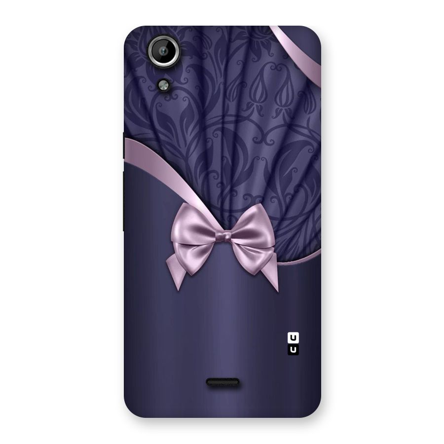 Pink Ribbon Back Case for Micromax Canvas Selfie Lens Q345