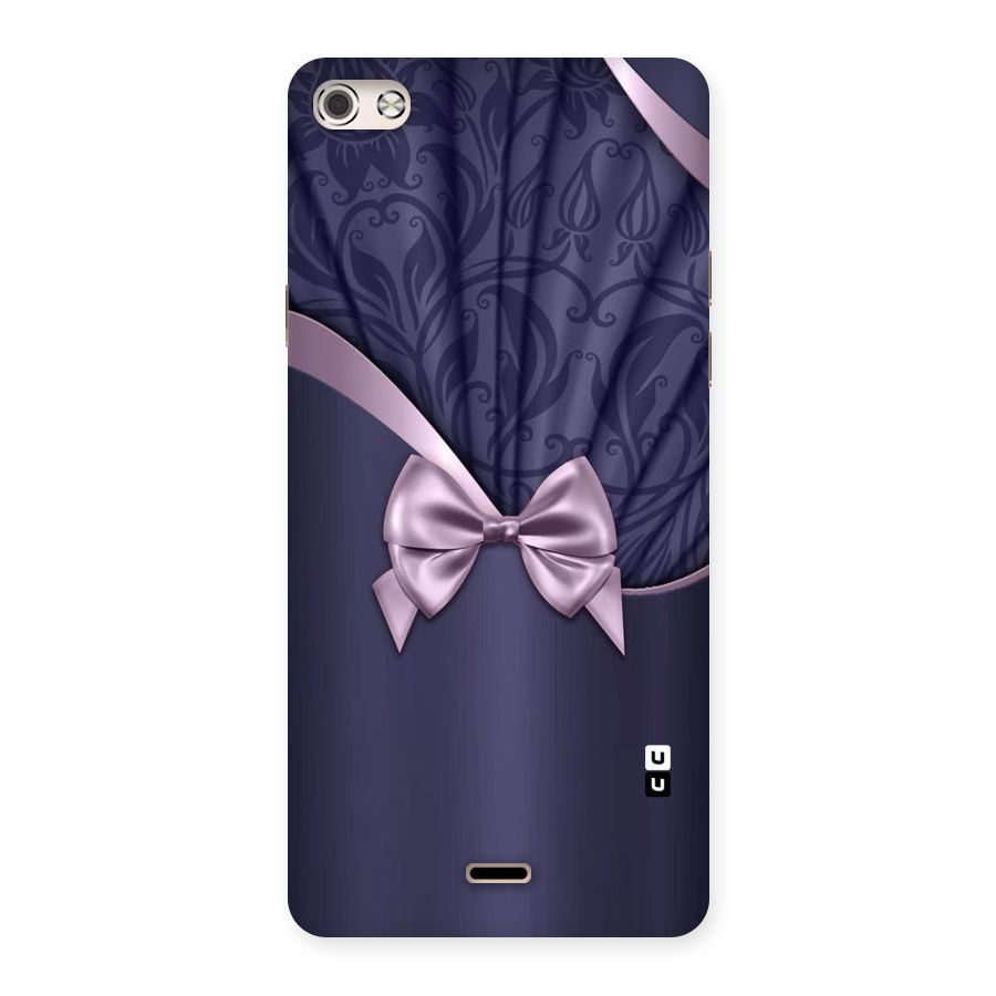 Pink Ribbon Back Case for Micromax Canvas Silver 5