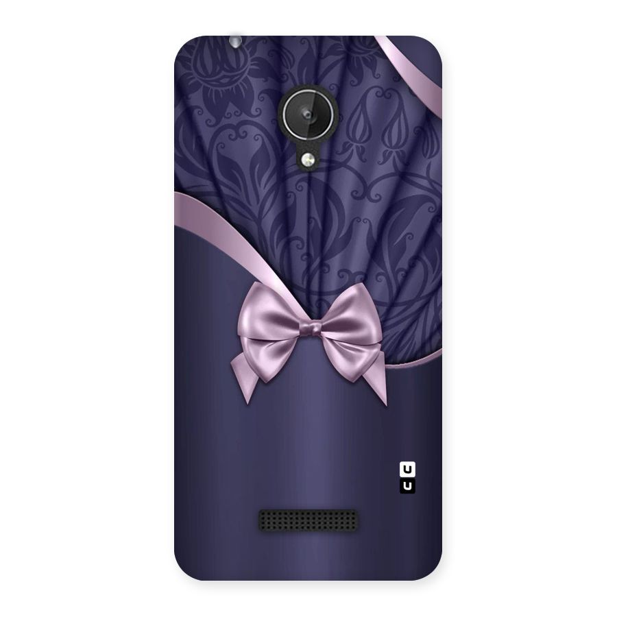 Pink Ribbon Back Case for Micromax Canvas Spark Q380