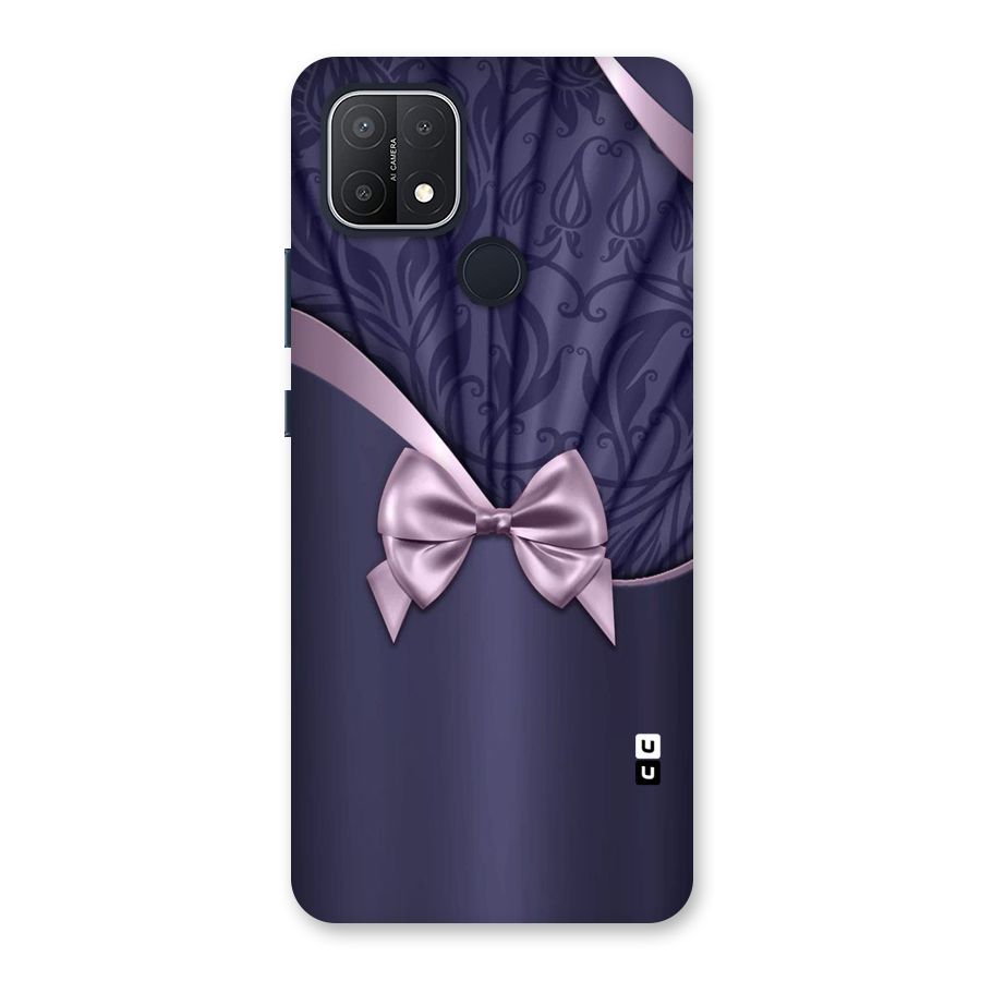 Pink Ribbon Back Case for Oppo A15s