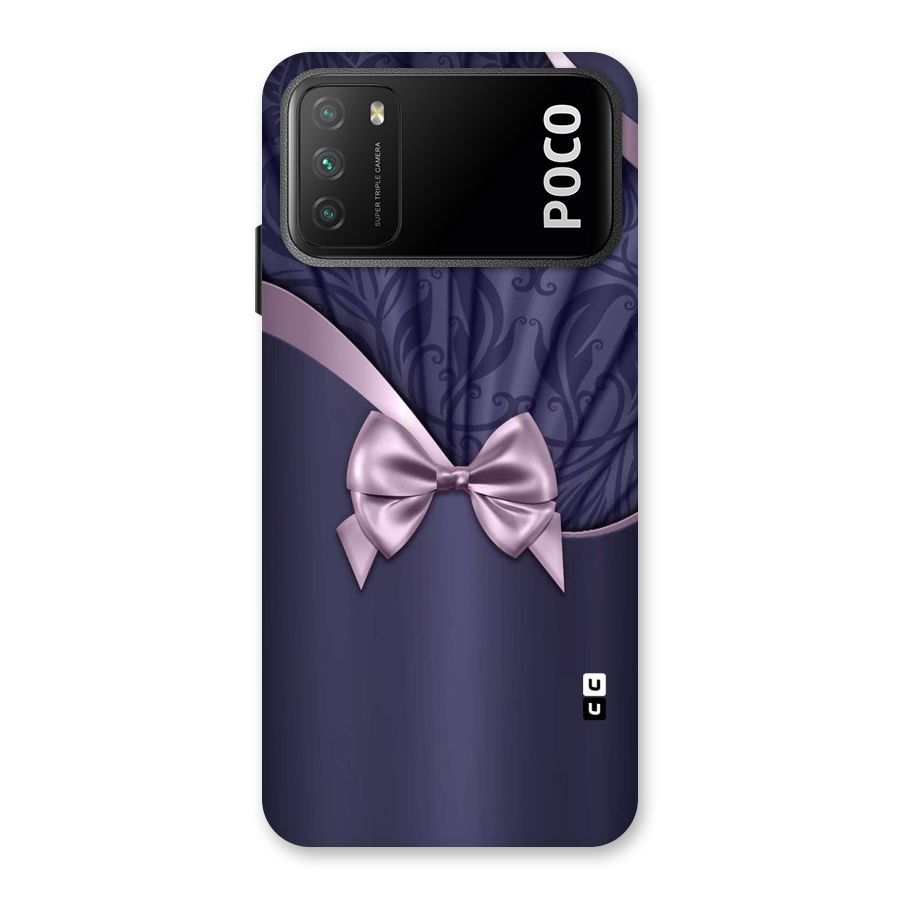 Pink Ribbon Back Case for Poco M3