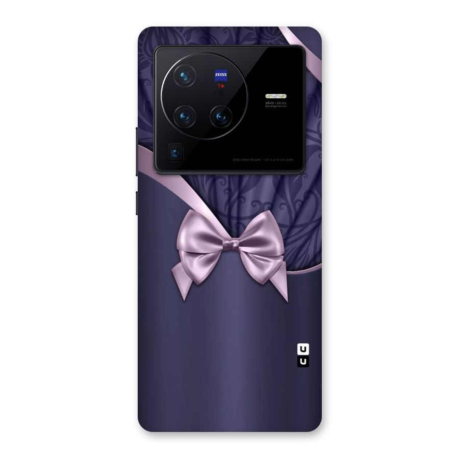 Pink Ribbon Back Case for Vivo X80 Pro