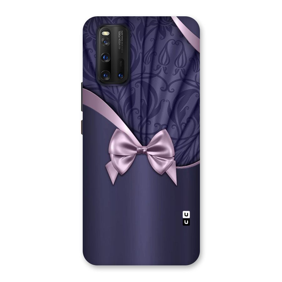 Pink Ribbon Back Case for Vivo iQOO 3