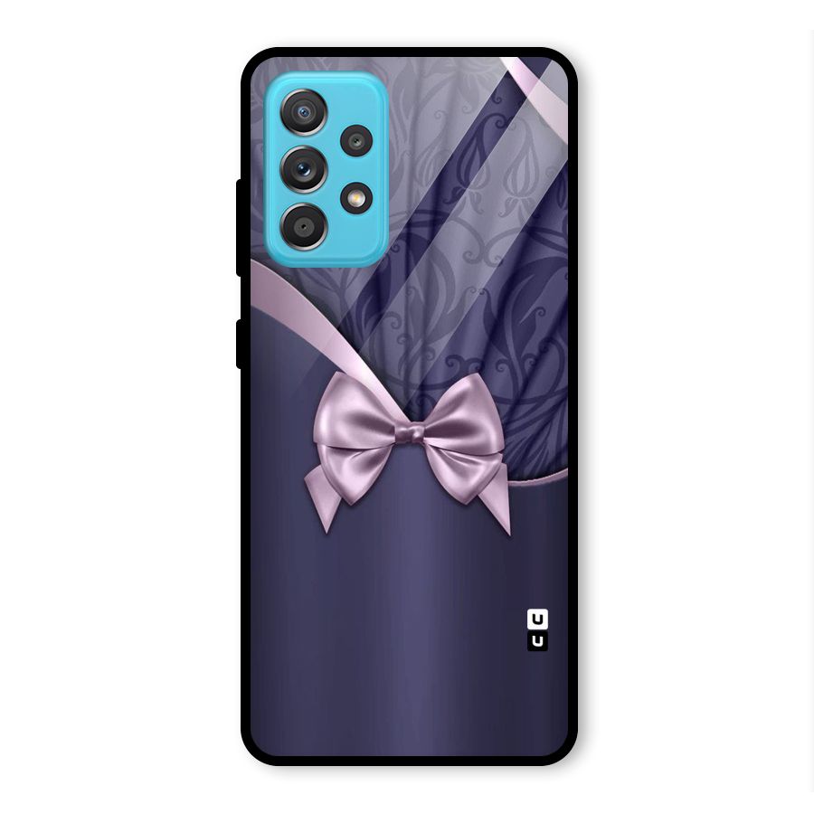 Pink Ribbon Glass Back Case for Galaxy A52