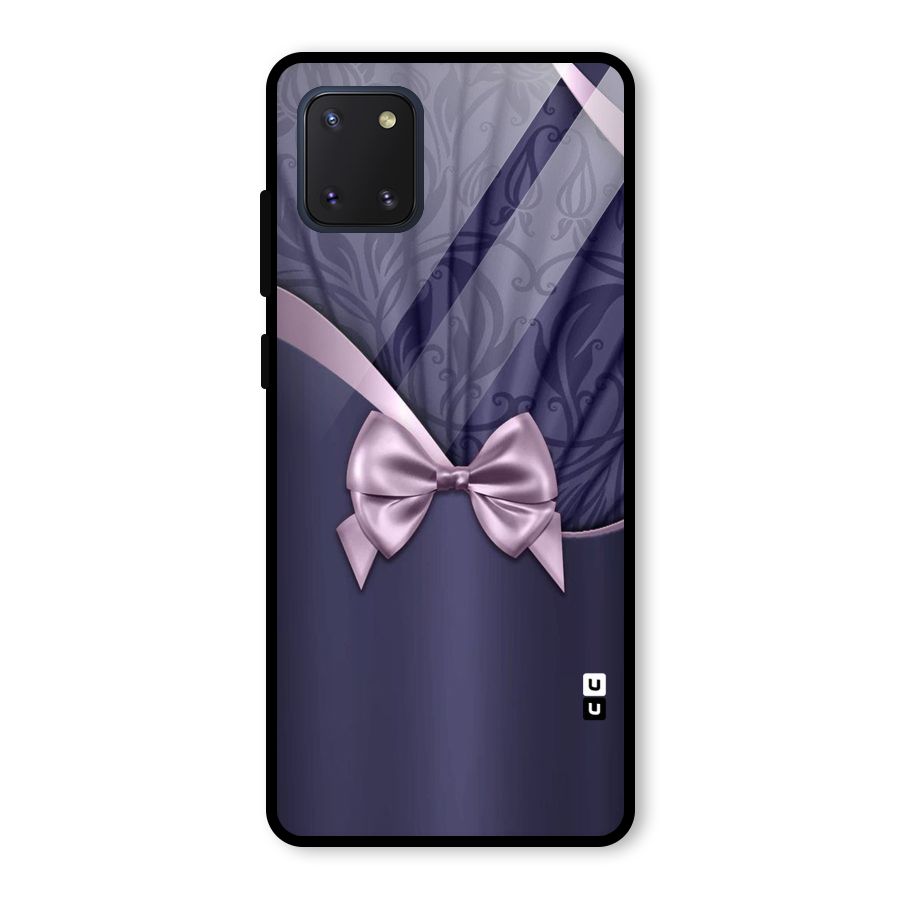 Pink Ribbon Glass Back Case for Galaxy Note 10 Lite