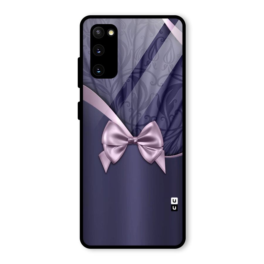 Pink Ribbon Glass Back Case for Galaxy S20 FE 5G