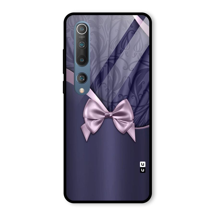 Pink Ribbon Glass Back Case for Mi 10