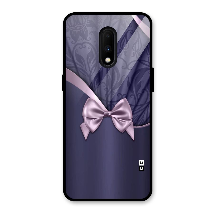 Pink Ribbon Glass Back Case for OnePlus 7