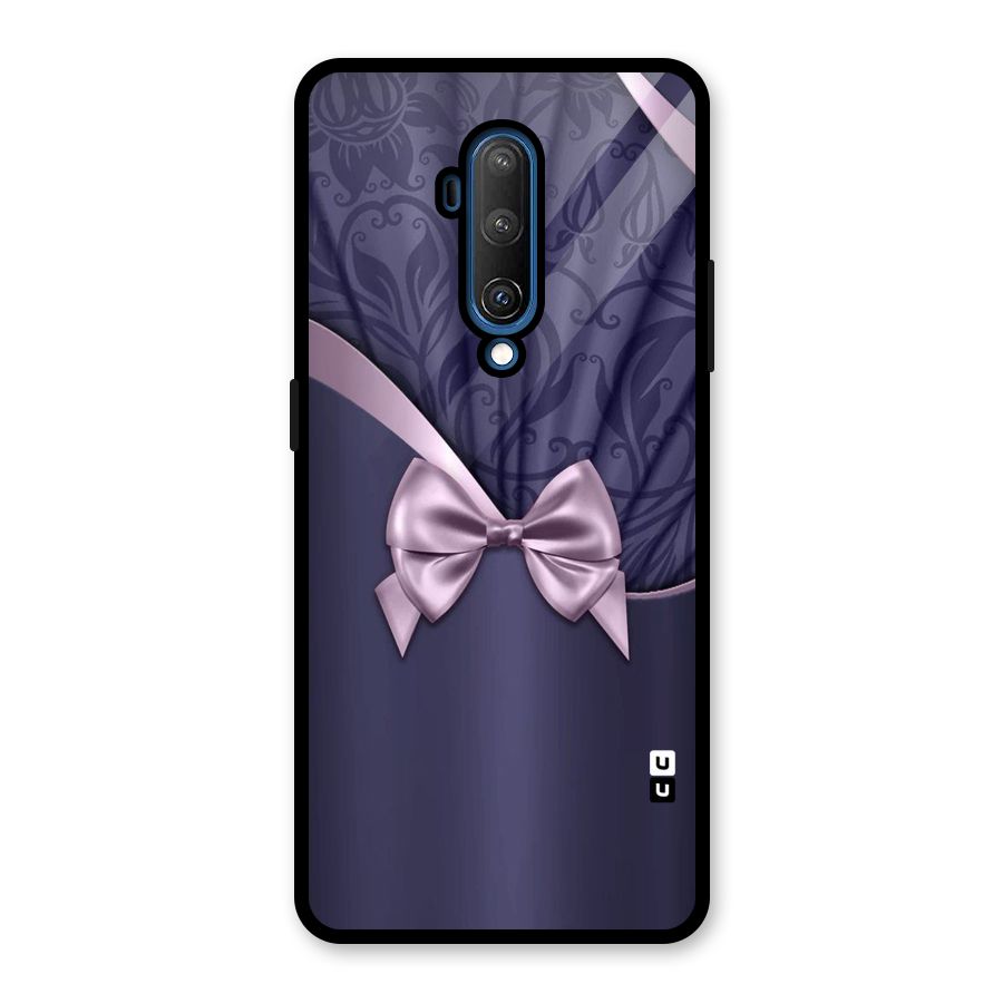 Pink Ribbon Glass Back Case for OnePlus 7T Pro