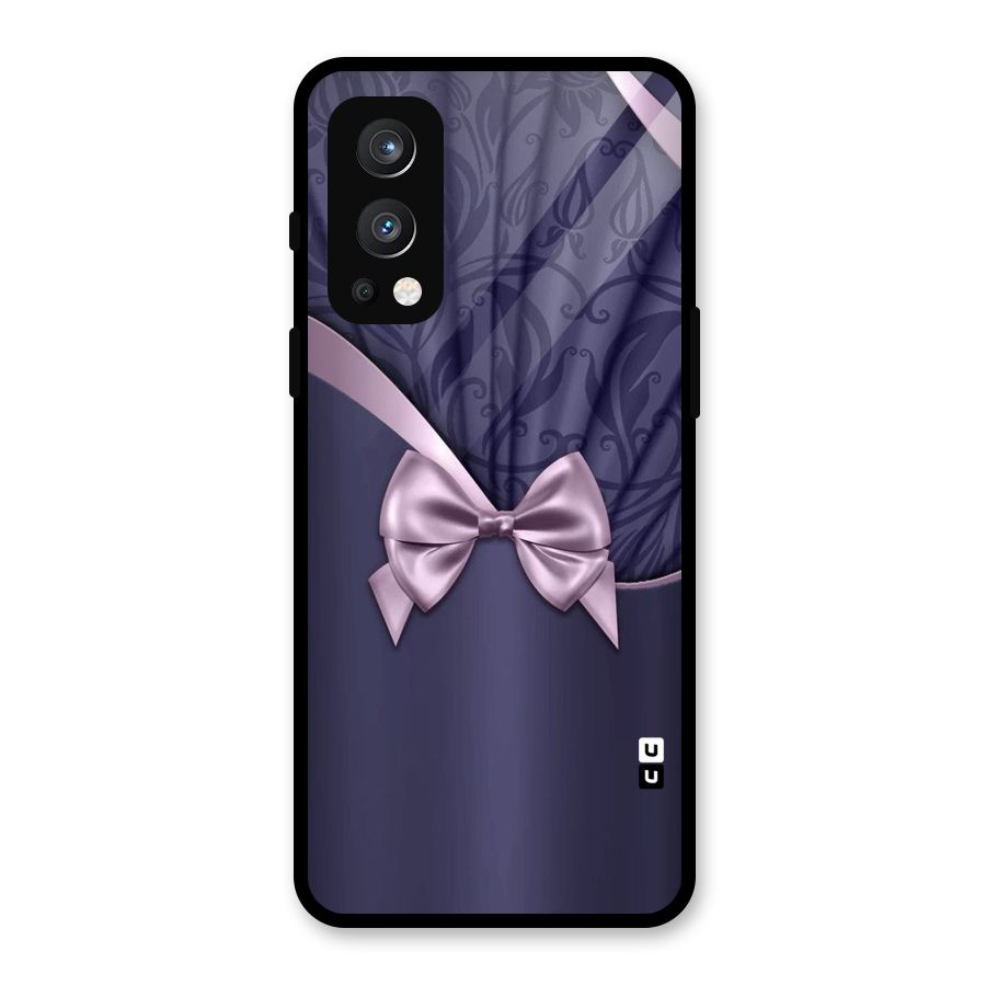 Pink Ribbon Glass Back Case for OnePlus Nord 2 5G