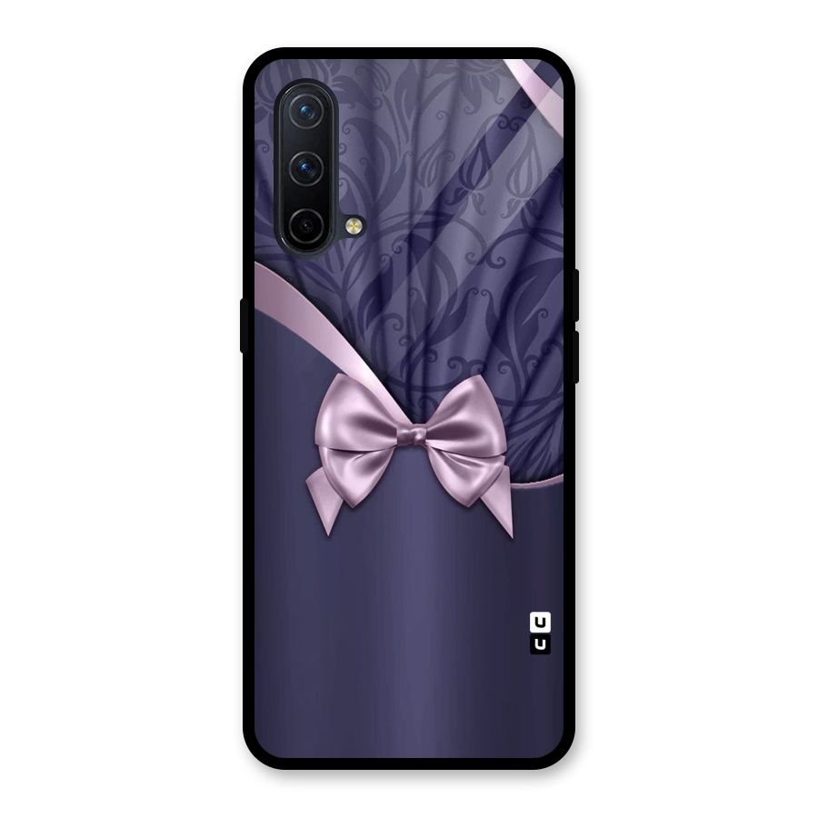Pink Ribbon Glass Back Case for OnePlus Nord CE 5G