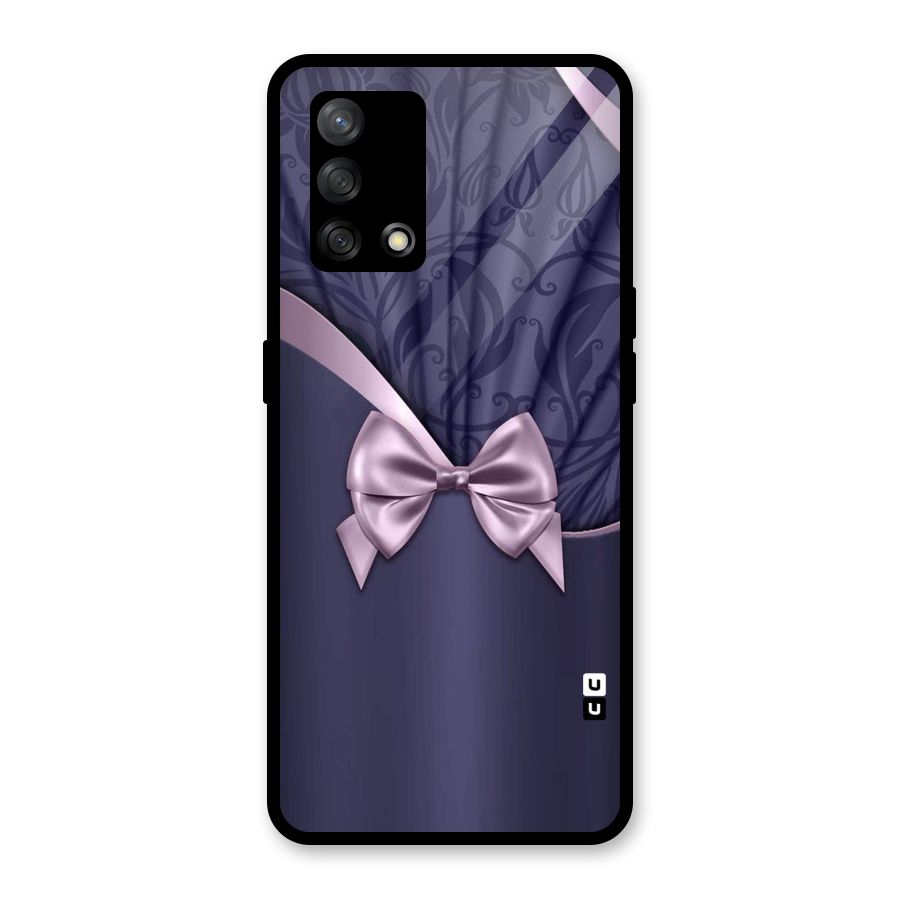 Pink Ribbon Glass Back Case for Oppo F19