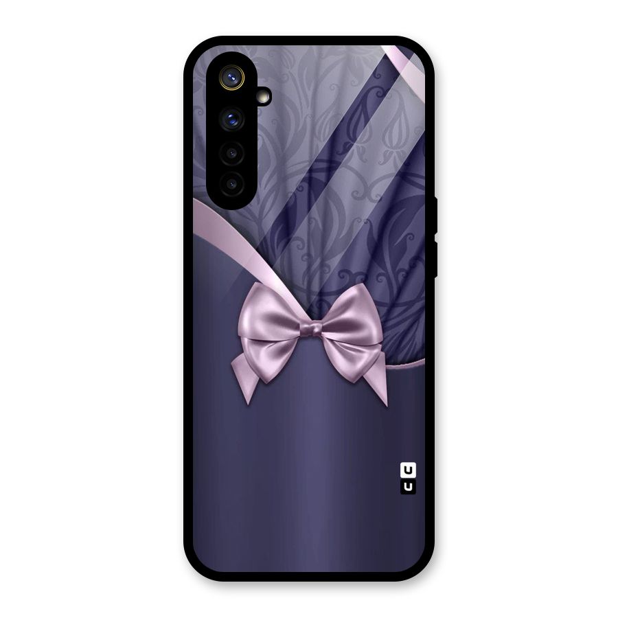 Pink Ribbon Glass Back Case for Realme 6i