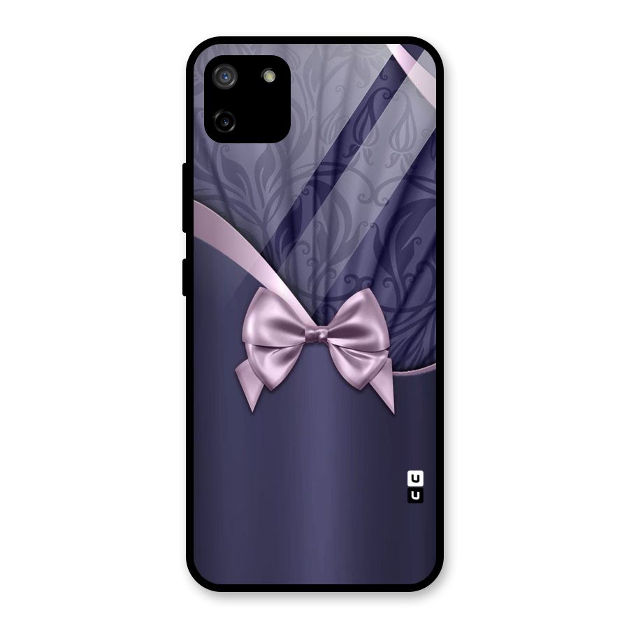 Pink Ribbon Glass Back Case for Realme C11