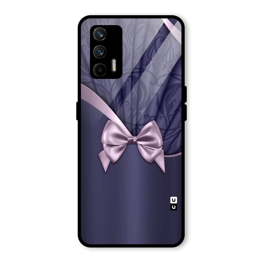 Pink Ribbon Glass Back Case for Realme GT 5G