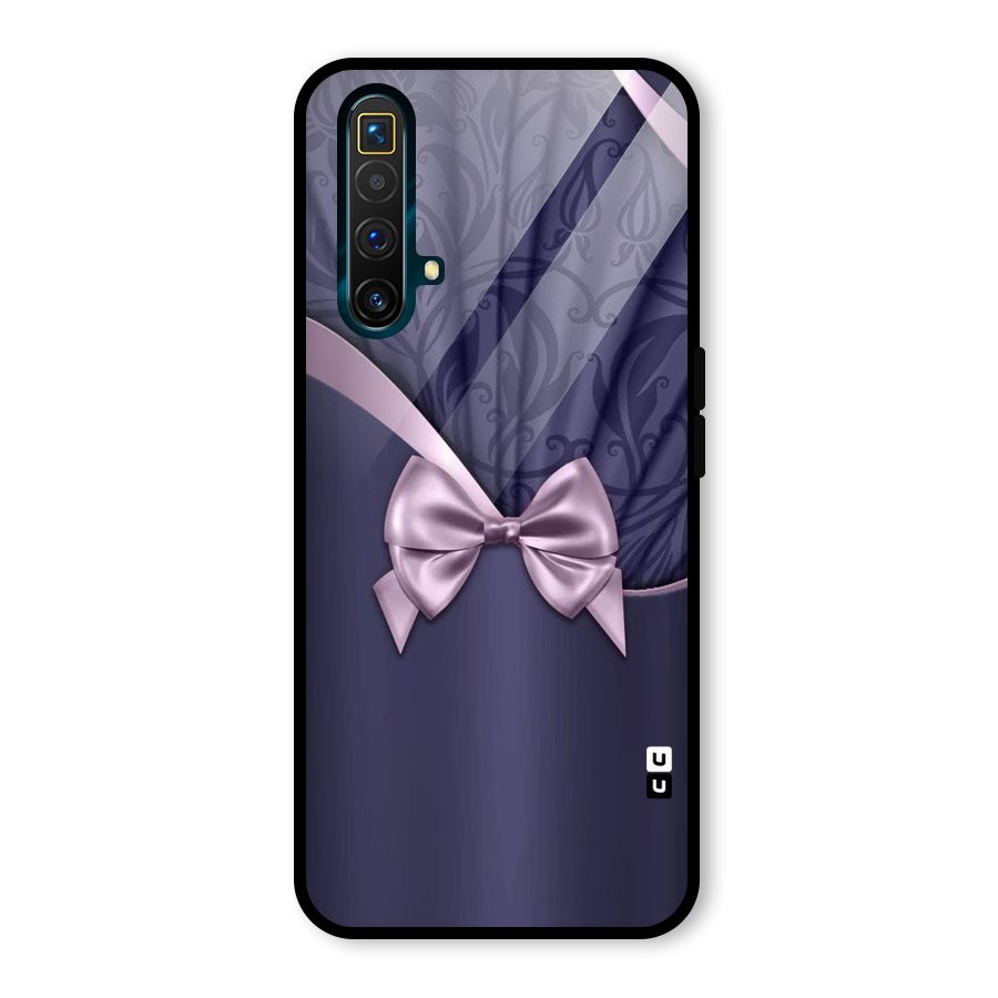Pink Ribbon Glass Back Case for Realme X3 SuperZoom