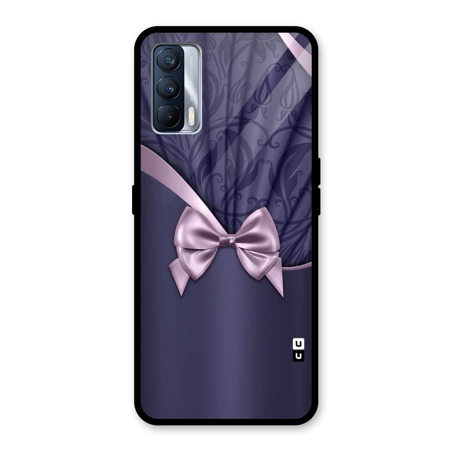 Pink Ribbon Glass Back Case for Realme X7