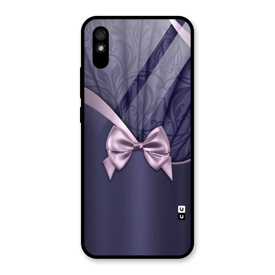 Pink Ribbon Glass Back Case for Redmi 9A