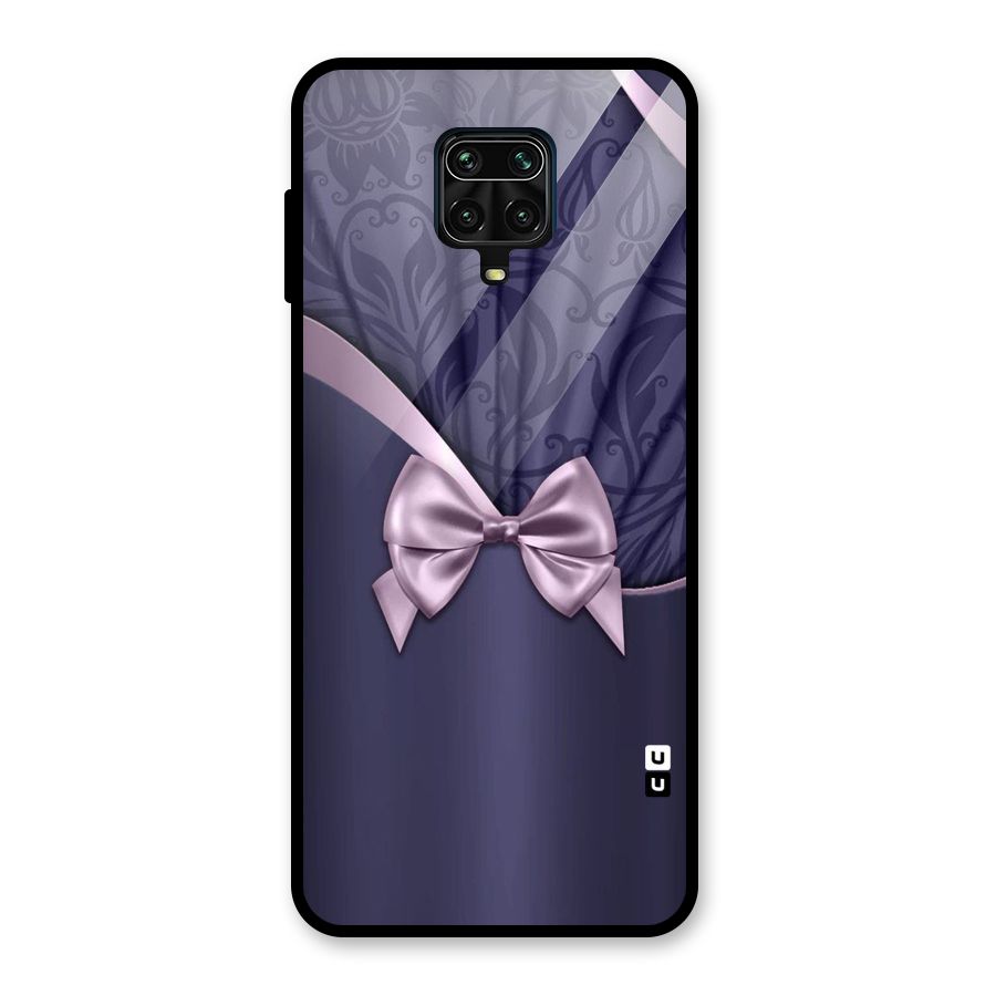 Pink Ribbon Glass Back Case for Redmi Note 10 Lite