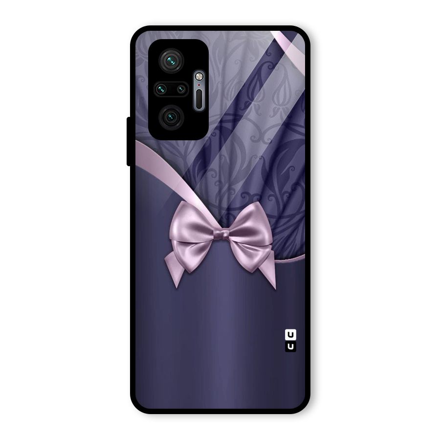 Pink Ribbon Glass Back Case for Redmi Note 10 Pro Max