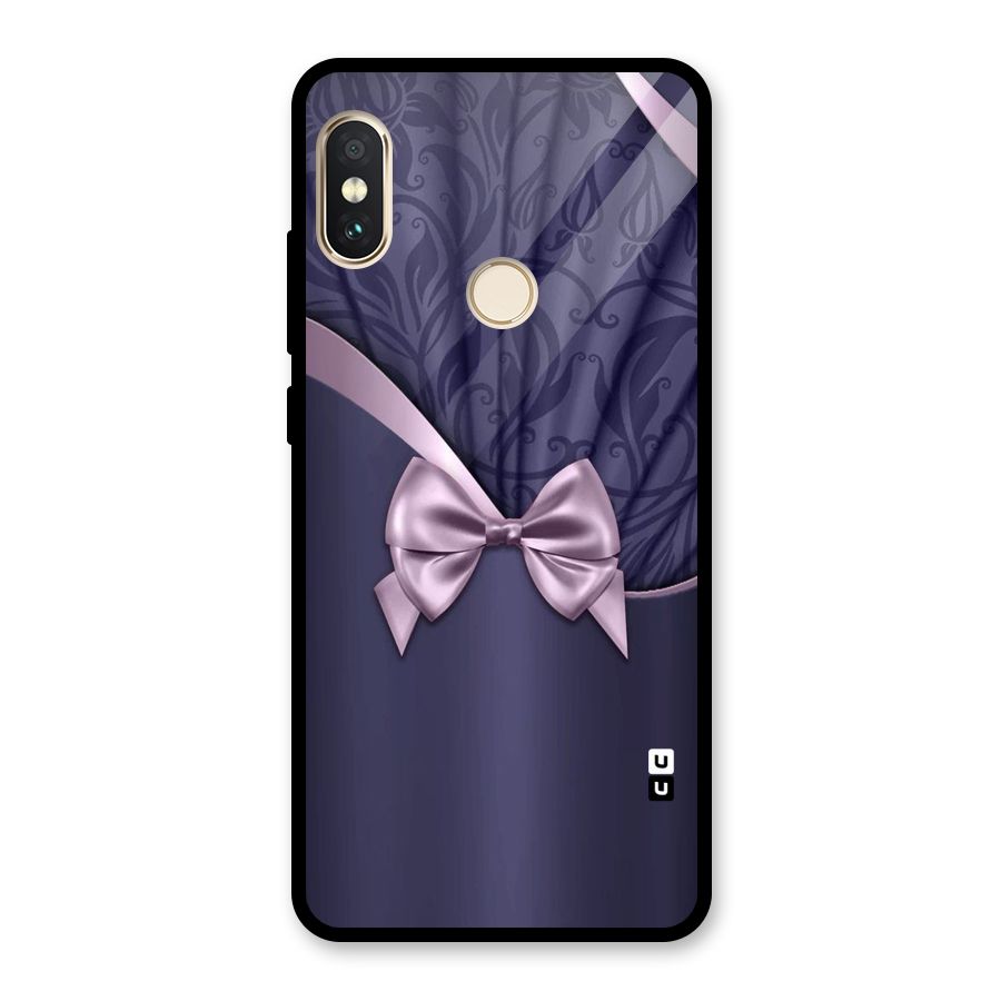 Pink Ribbon Glass Back Case for Redmi Note 5 Pro