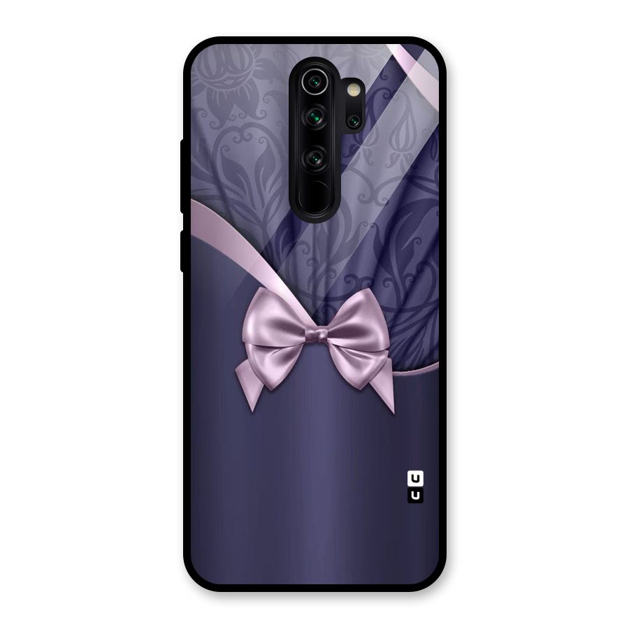 Pink Ribbon Glass Back Case for Redmi Note 8 Pro