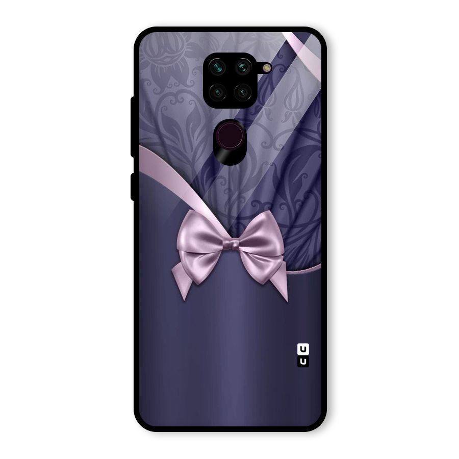 Pink Ribbon Glass Back Case for Redmi Note 9