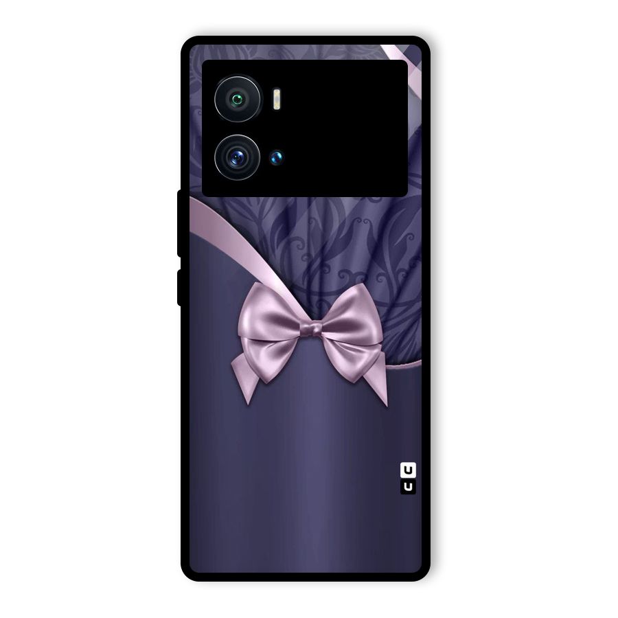 Pink Ribbon Glass Back Case for Vivo iQOO 9 Pro