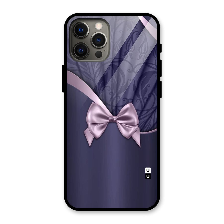 Pink Ribbon Glass Back Case for iPhone 12 Pro Max