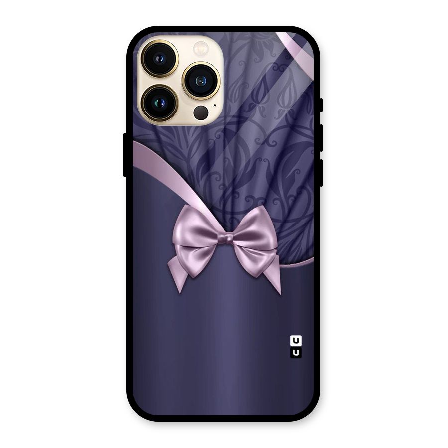 Pink Ribbon Glass Back Case for iPhone 13 Pro Max