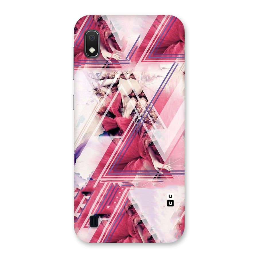 Pink Rose Abstract Back Case for Galaxy A10