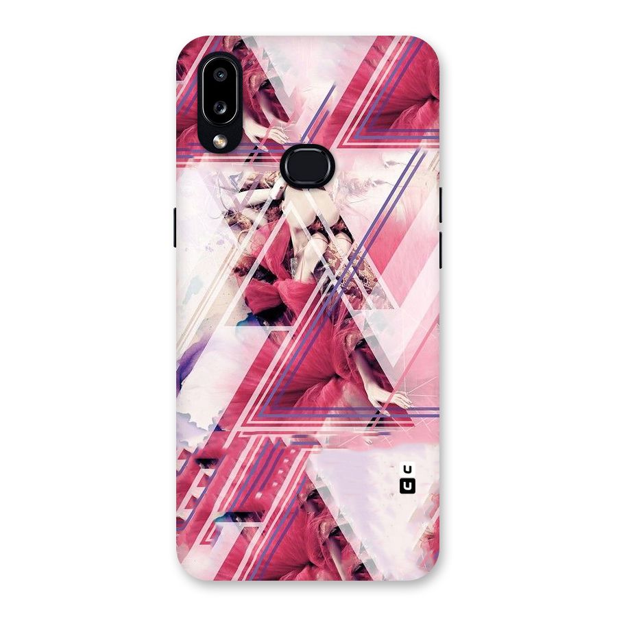 Pink Rose Abstract Back Case for Galaxy A10s
