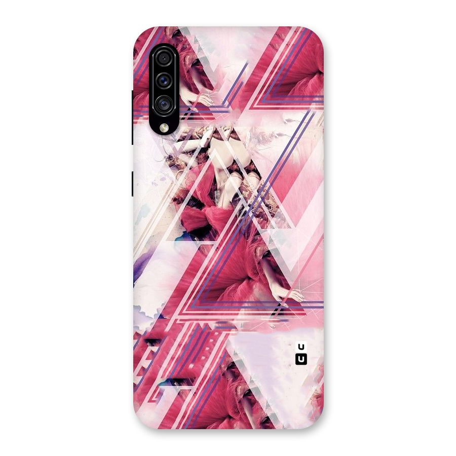 Pink Rose Abstract Back Case for Galaxy A30s