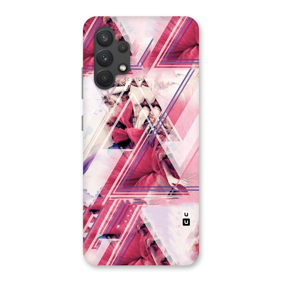 Pink Rose Abstract Back Case for Galaxy A32