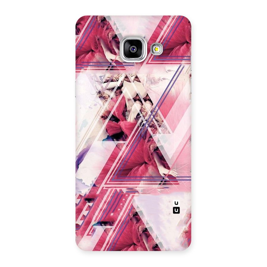 Pink Rose Abstract Back Case for Galaxy A5 2016