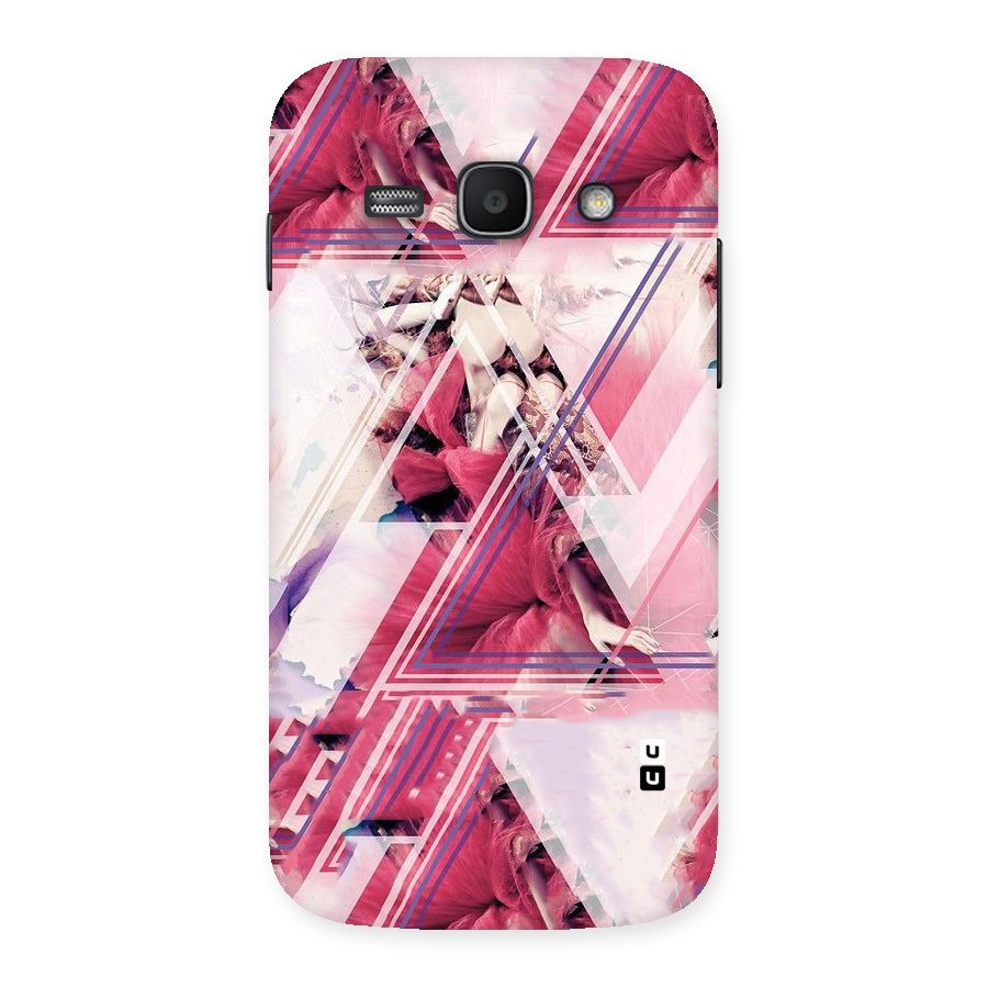 Pink Rose Abstract Back Case for Galaxy Ace 3