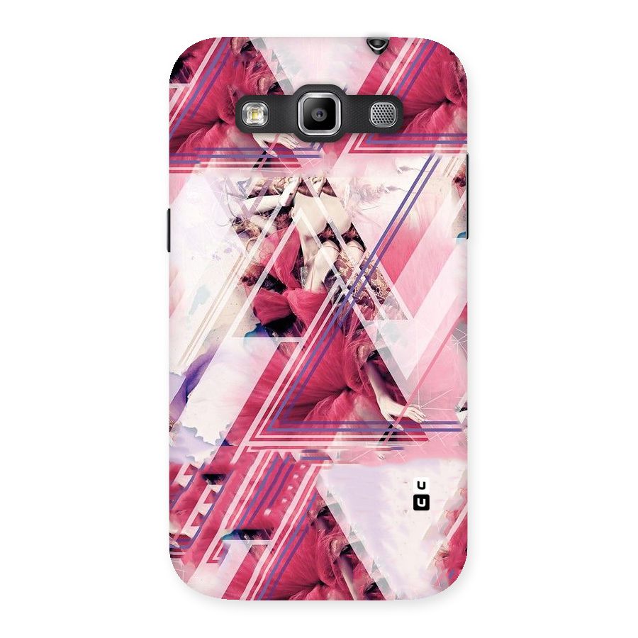 Pink Rose Abstract Back Case for Galaxy Grand Quattro