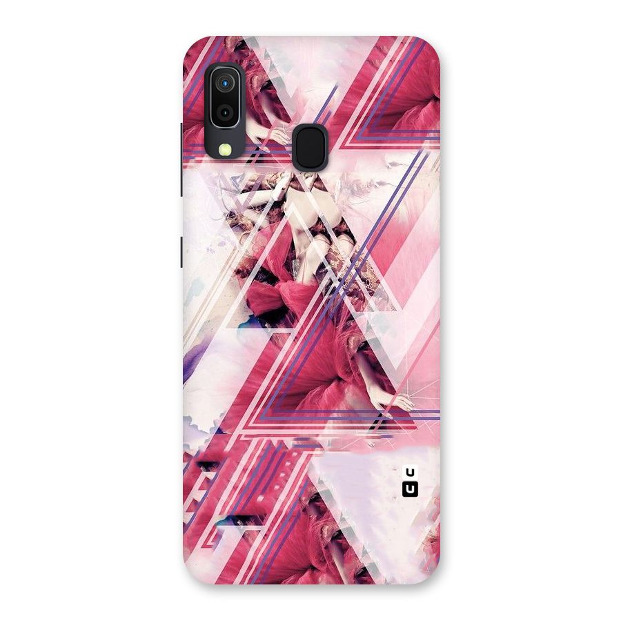 Pink Rose Abstract Back Case for Galaxy M10s