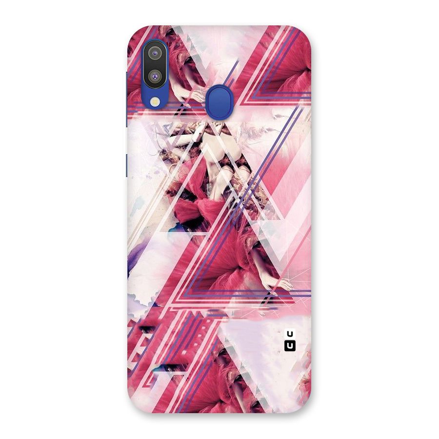 Pink Rose Abstract Back Case for Galaxy M20