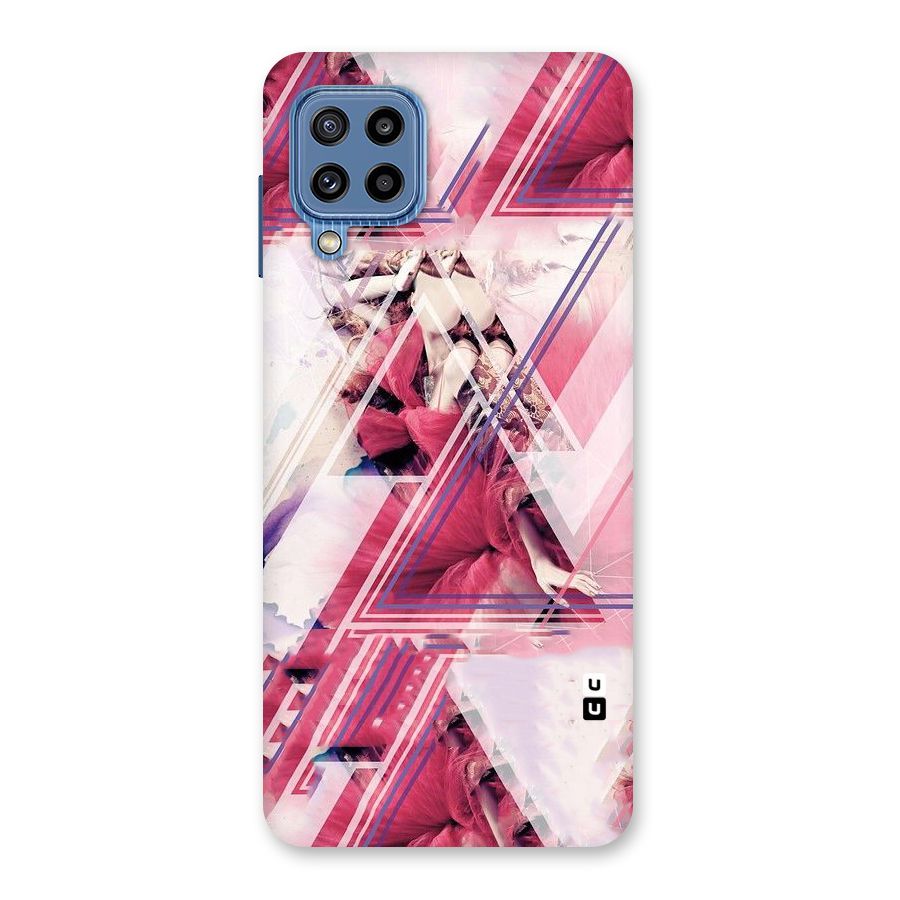 Pink Rose Abstract Back Case for Galaxy M32
