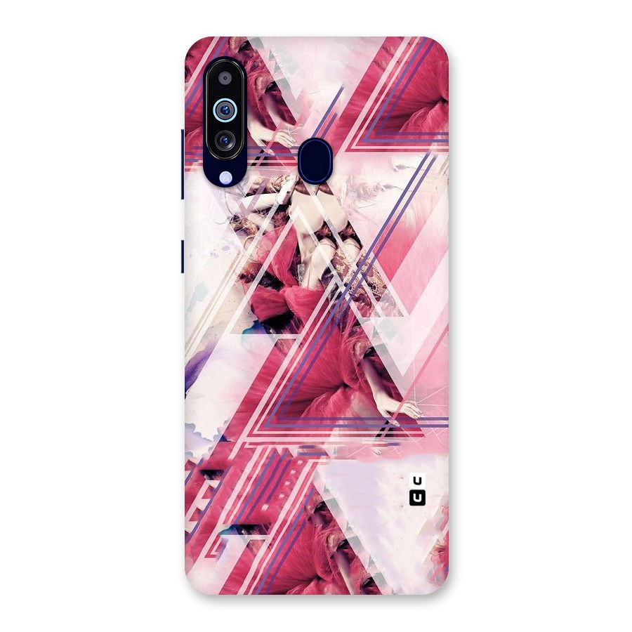 Pink Rose Abstract Back Case for Galaxy M40