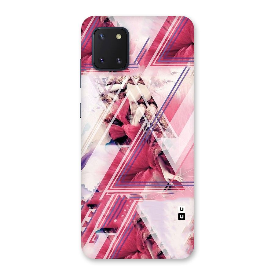 Pink Rose Abstract Back Case for Galaxy Note 10 Lite
