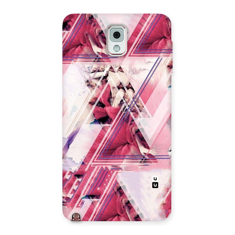 Pink Rose Abstract Back Case for Galaxy Note 3