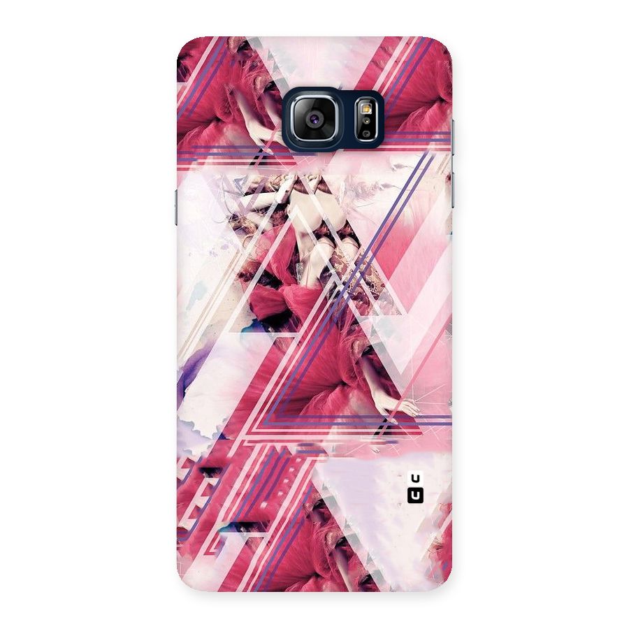 Pink Rose Abstract Back Case for Galaxy Note 5