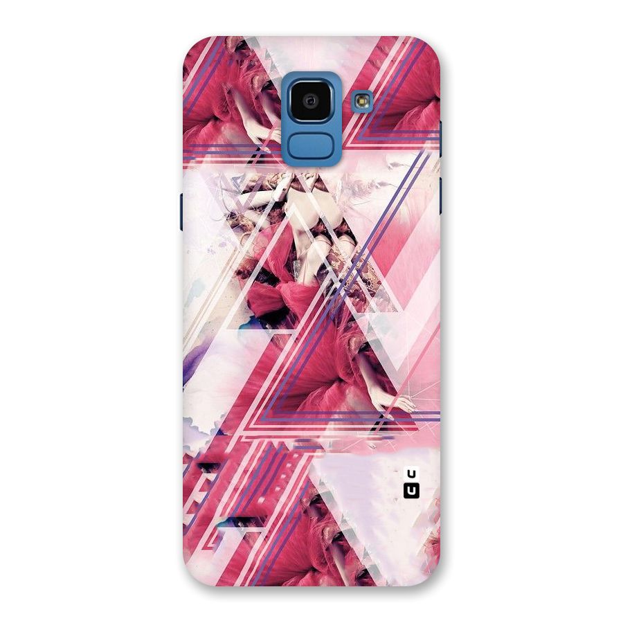 Pink Rose Abstract Back Case for Galaxy On6