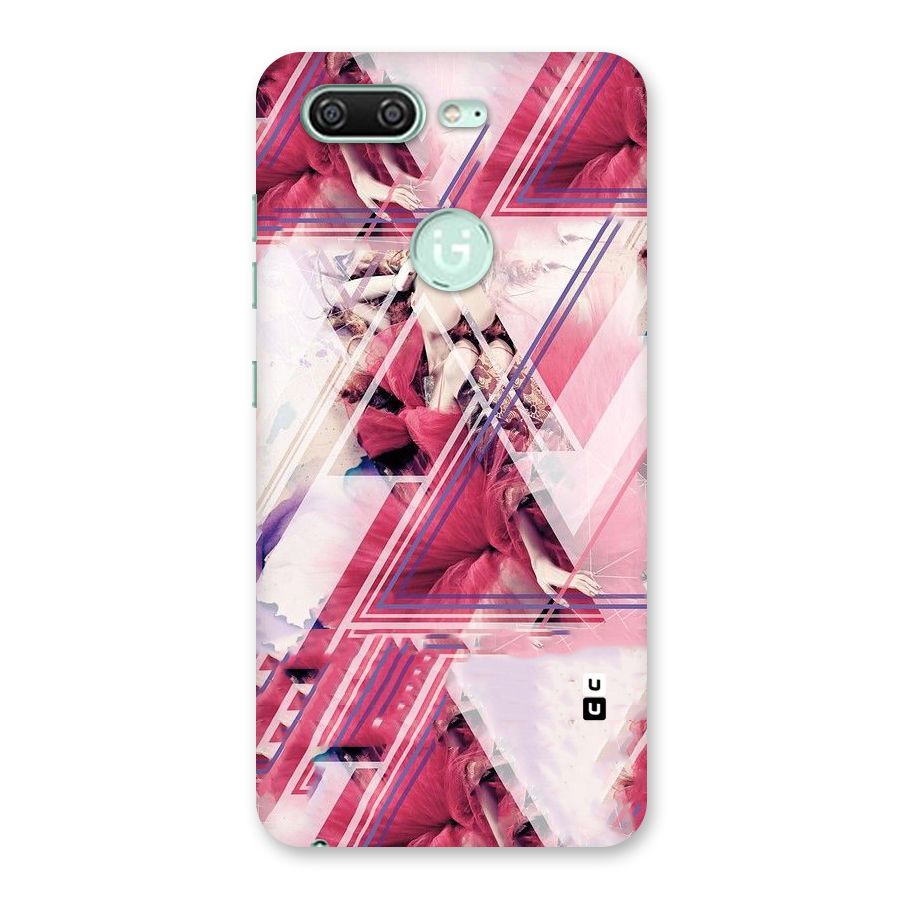 Pink Rose Abstract Back Case for Gionee S10