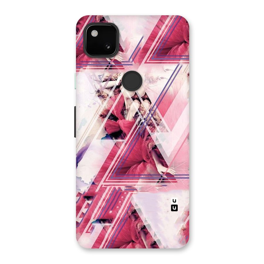 Pink Rose Abstract Back Case for Google Pixel 4a
